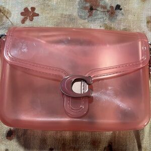 Coach Translucent Pink Jelly Tabby Crossbody Bag